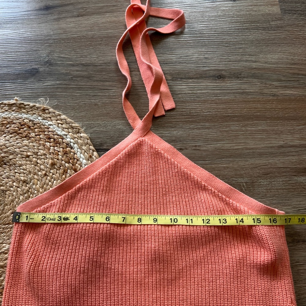 J. CREW Cotton-Blend Halter Sweater Tank - Picture 3 of 6